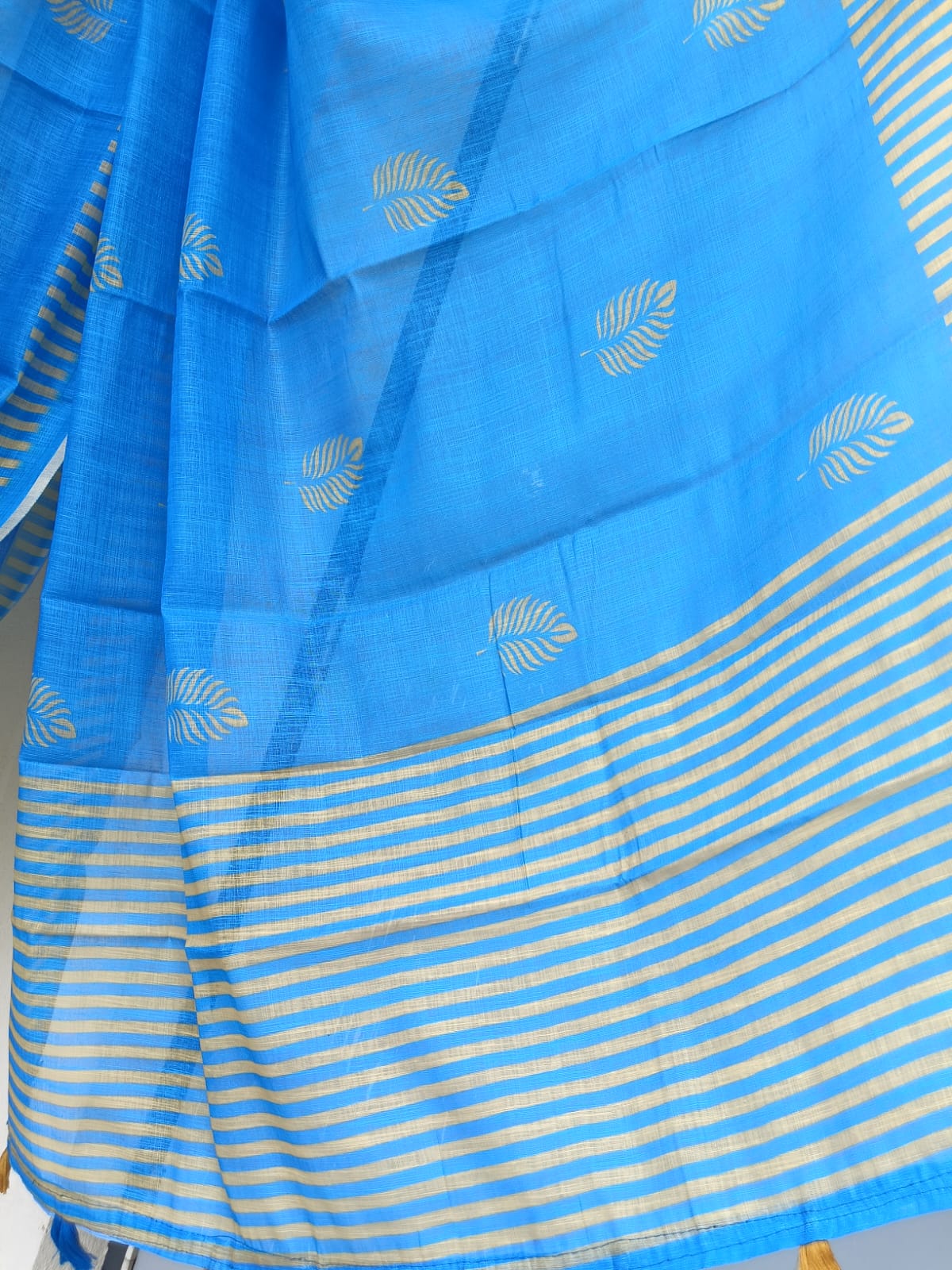 Linen saree
