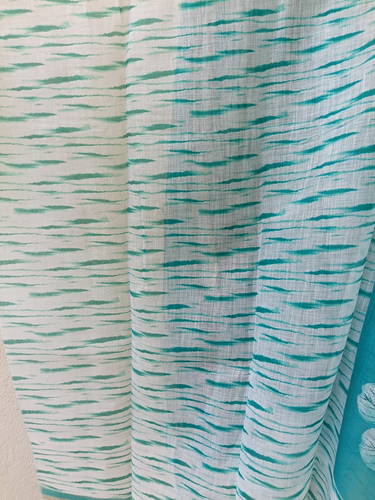 Linen saree