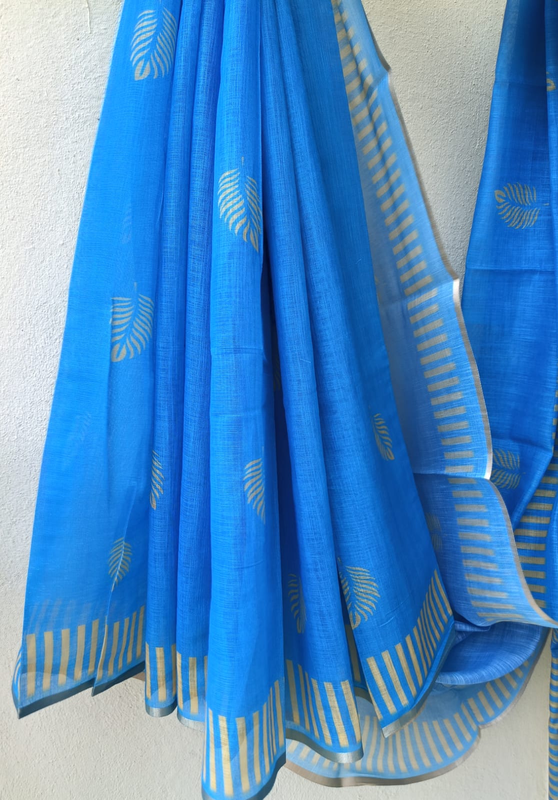 Linen saree