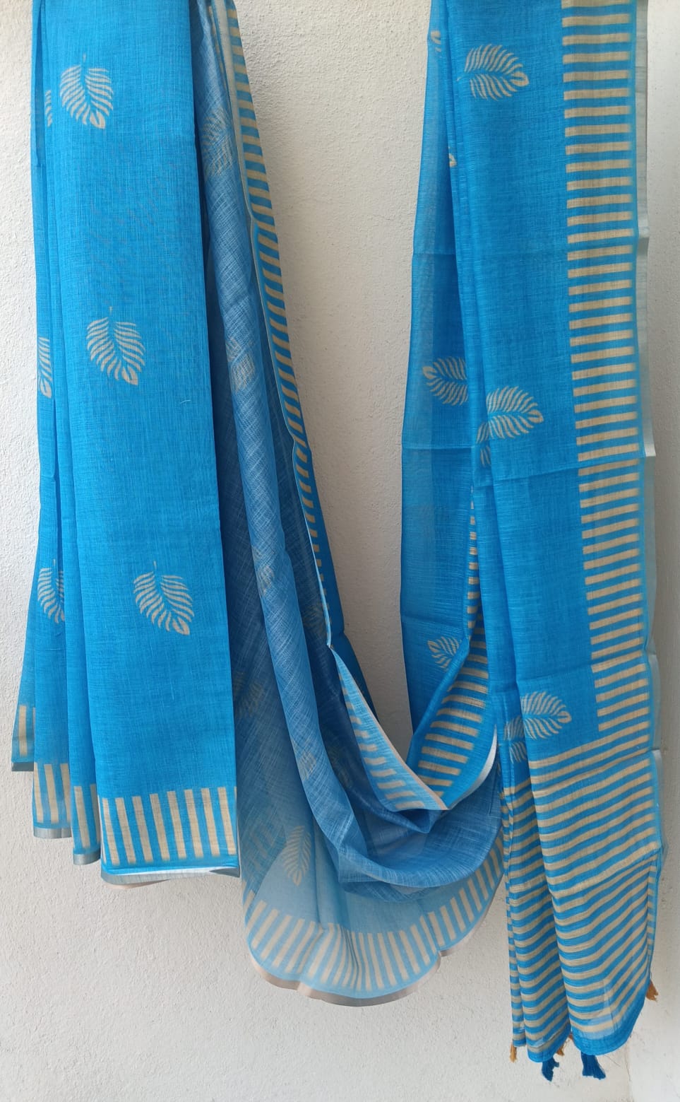 Linen saree