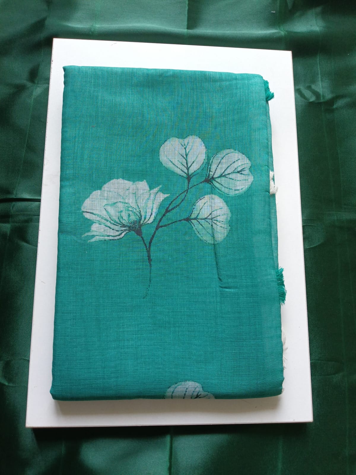 Linen saree