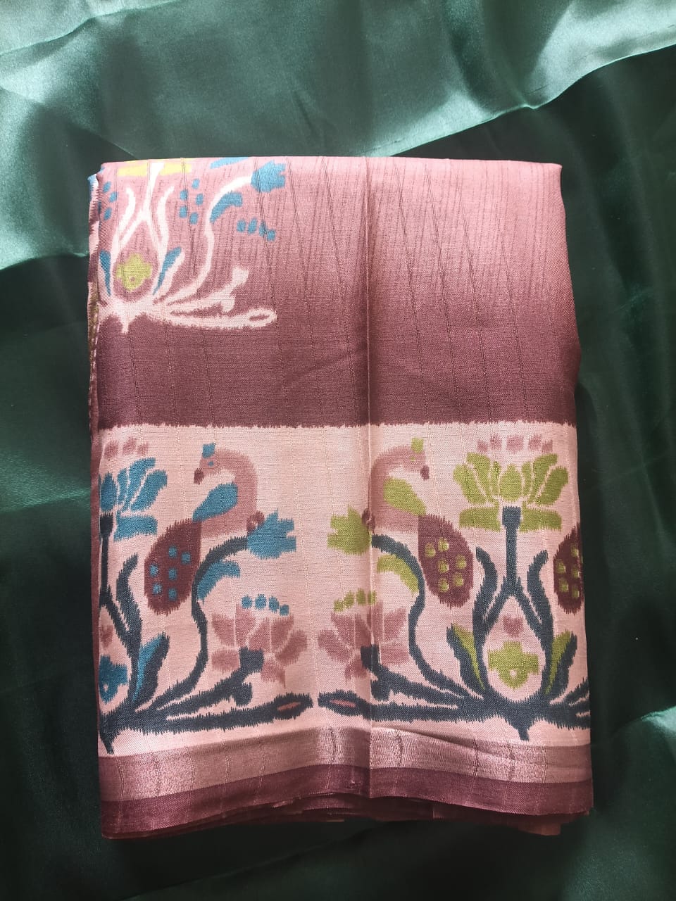 Cotton silk with Digital print saree