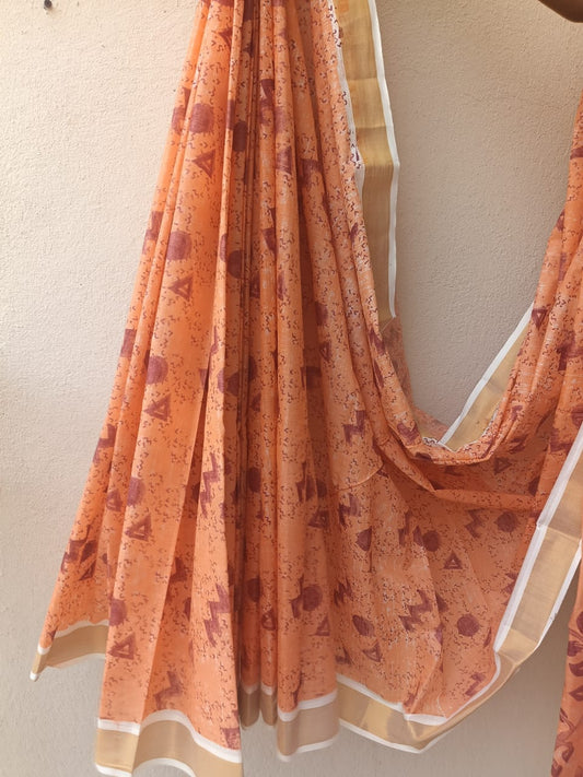 Cotton kerala saree