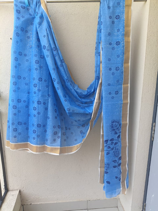 Cotton kerala saree