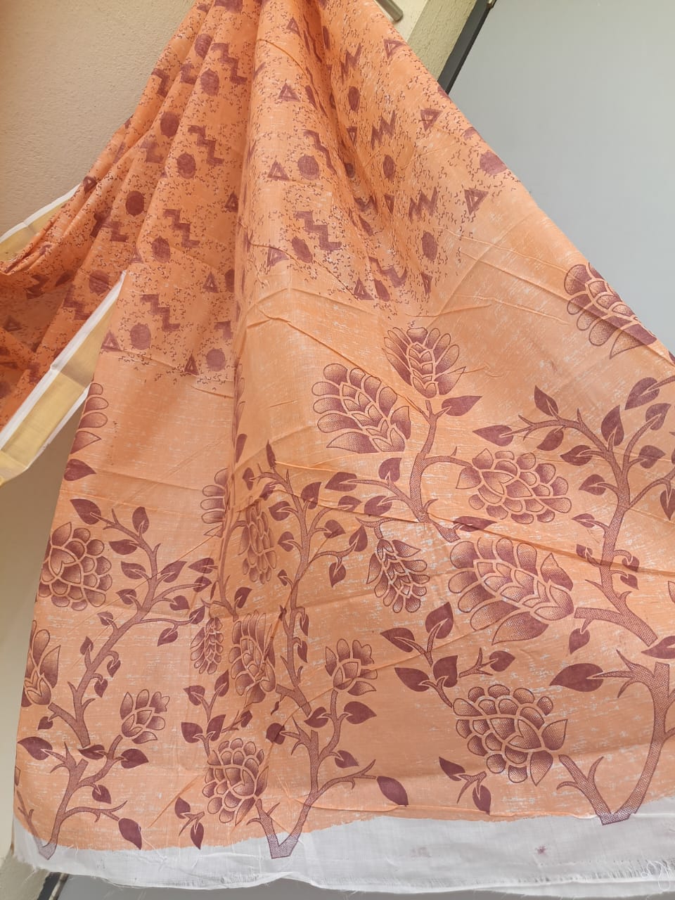 Cotton kerala saree
