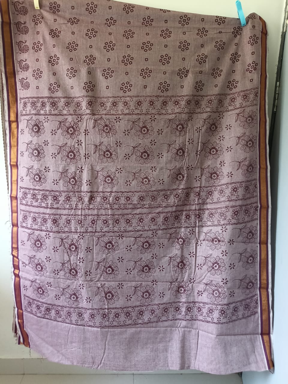 Handloom cotton saree