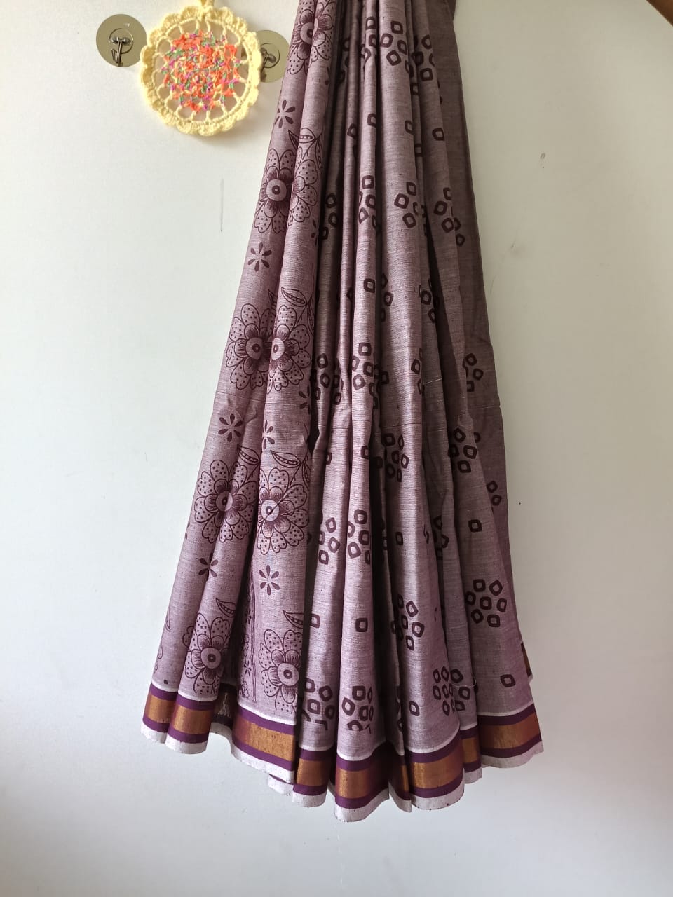 Handloom cotton saree