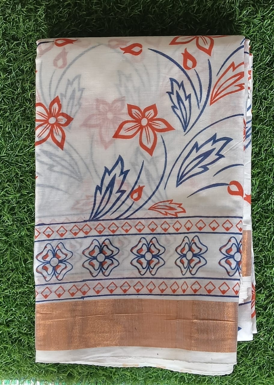 Cotton kerala saree