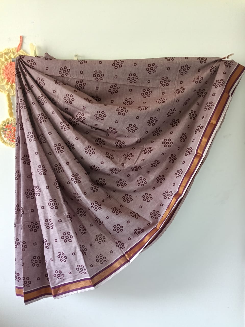 Handloom cotton saree