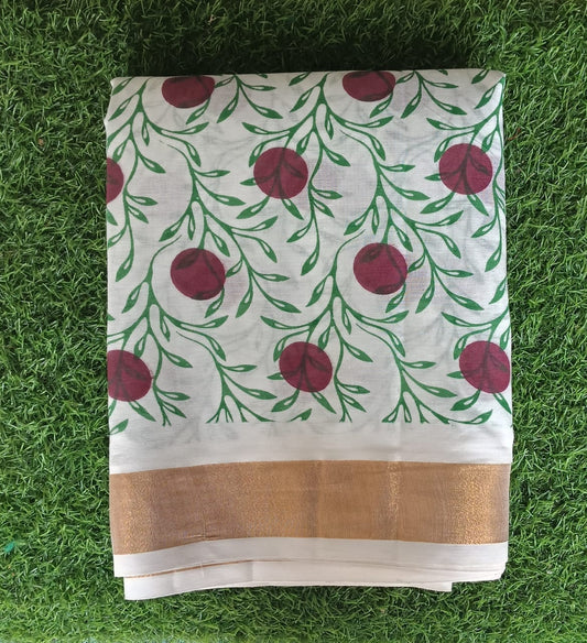 Cotton kerala saree